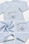 Newborn Baby Cotton Jacquard Fabric 10-Pack Hospital Release Pack - 3