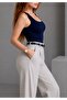 Women's Slim Fit Cotton Sleeveless Thick Strap Square Neck Bodysuit - 5