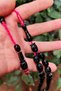 8X11 mm White Veined Black Catalin Kanayan Baga Prayer Beads - Hayyani Master Craftsmanship Rosary - 5