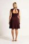 Women's Plus Size Square Neck Sleeveless Skater Dress Sandy Textured Relaxed Fit 2XL Casual Modern Stylish - 5