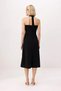 Women's Midi Length Halter Collar Sleeveless A-Line Crepe Knitted Dress Unlined Relaxed Cut Casual Modern Stylish - 5