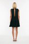 Women's Sleeveless V-Neck Ruffle Mini Dress %100 Cotton Woven Summer A-Line Cut Unlined Daily Casual - 4