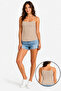 Women's Rope Strap Bodysuit, Cotton, Flexible Fabric, Comfortable Fit, Daily Use Bodysuit - 2