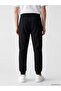 Black Regular Fit Men's Jogger Sweatpants - 4