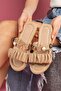Pearl and Seal Accessory Detailed Strappy Summer Sandals Slippers