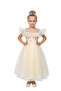 - Princess Gown - Cream, Purple - 2Y to 12Y
