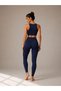 Premium 3-Piece Sports Set - Diver Fabric High Waist Tights (Leggings-Biker Shorts-Crop) - 5
