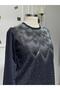 Women's New Season Nergiz Knitwear Fabric Stoned Imported Blouse - 2