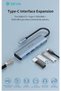 Ec701 4 Port Hub with USB-C / Ethernet Connection Gray Code: 108943 - 4