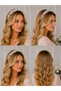 2-Piece Looking Crown with Handmade Pearls and Crystal Stones - Bridal Crown - Maternity Crown - Evening Dress Crown