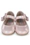 First Step Shoes with Ankle Bow, Size 18-21 - Powder - 5
