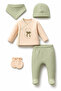 Newborn Baby Boy Hospital Release Set of 5 - 2