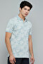Printed Polo T-Shirt with Short Sleeves - 5