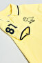 Print Detail Polo T-Shirt and Short Sleeves - 4