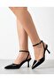 Women's Evening Dress Single Strap Pointed Toe Casual Comfortable Heeled Shoes - 3