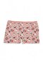 Girl's Pastel Salmon Printed Cotton Short Set - 4