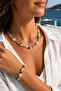 Starfish Seashell Detailed Necklace Bracelet Anklet Set - 8