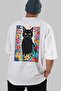 98 Cats for Cat Lovers Printed White Oversize T-Shirt 100% Cotton Unisex Cat Lover Premium Design - 6