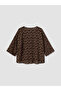 Özmarka New Season Patterned Oversize Women's Kimono - 7
