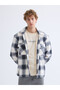 Esvab • Modern & Distinctive Comfortable Fit Long Sleeve Checkered Embroidered Men's Shirt Jacket - 2