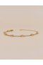 Lioressa Inlaid Zircon Stone Bar Toggle Steel Bracelet - 7