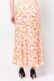 Women Floral Print Midi Skirt, Multicolor - 4