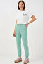 Women's High Waist Mint Sweatpants - 3