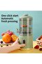 1PCS Automatic Orange Juicer Electric Fruit Press Machine with Large Capacity Storage Container, Efficient Juice Separation - 3