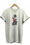 Unisex Regular Tropical Island House and Palm Tree Printed Crew Neck T-Shirt