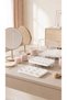 3 Layers Jewelry Organizer Box with 38 Compartments and Clear Lid for Organizing Jewelry, Rings, Earrings, Necklaces - 2