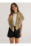 Women's Khaki Cotton Kujten 90X90 Scarf Shawl Flr4000 - 2