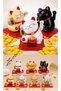 Lucky Charm Maneki Neko Japanese Cat with Continuously Wagging Paws Solar Powered (1 Piece) Feng Shui Decorative Gift Figure That Brings Good Luck and Abundance - 9