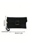 Clutch Bag for Women, Fashion Leopard Print Small Square Bag, Flap Handbag - 4