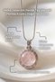 Ring Design with Shiny Stone Embellishments Natural Stone Necklaces Amethyst Pink Quartz Carnelian Yellow Agate Aventurine