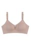 Women's Cotton Ribbed Tulle Detailed Nursing Bra