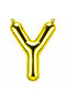 Letter Y Foil Balloon Gold Color (100 cm)
