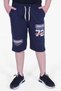 72 Text Printed Wide Leg Cord Detailed Boy's Capri