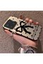 Mi 15 5g Compatible Silicone Edge Hard Back Case Couple Phone Case with Bow Pattern - 2