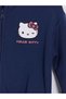 Indigo hello kitty printed girl's soft touch zippered sweatshirt - 2