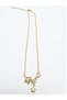 316L Steel Chain Gold Color Star Detailed Women's Necklace - 3