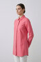 Elora Comfortable Fit Hidden Button Terikoton Boyfriend Women's Shirt & Hijab Shirt - Fuchsia - 3