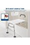 Step Stool with Handle for Elderly, Heavy Duty 2 Step Stool with Handrail, Bedside Steps for High Beds for Adults, Seniors, and People with Mobility Impairments, Maximum Weight Capacity 450 lbs - 4