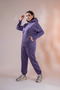 سويت شيرت نسائي بجيب مقاس كبير - 2