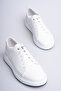 Men's Genuine Leather Sneaker Shoes White Orthopedic Comfortable Casual - Torino - 6