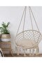Hanging Hammock Swing Chair for Indoor & Outdoor Use, Adjustable Height, Comfortable Patio Hanging Seat - 5