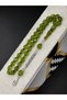 Skated block dice amber rosary king chain tassel design
