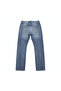 Men's Slim Fit Blue Denim Jeans - 3