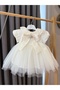 Babyaden Satin Bow Tulle Skirt Birthday Mevlüt Costume Baby Girl Children's Dress - 5