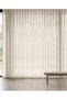 Cream Color Linen Effect Tulle Curtain |   1 to 3 Dense Pleats |   Ready for Planting |   No Ironing Required - 3