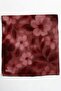 Women's Red Powder Floral Patterned Organic Cotton Soft Scarf - 2